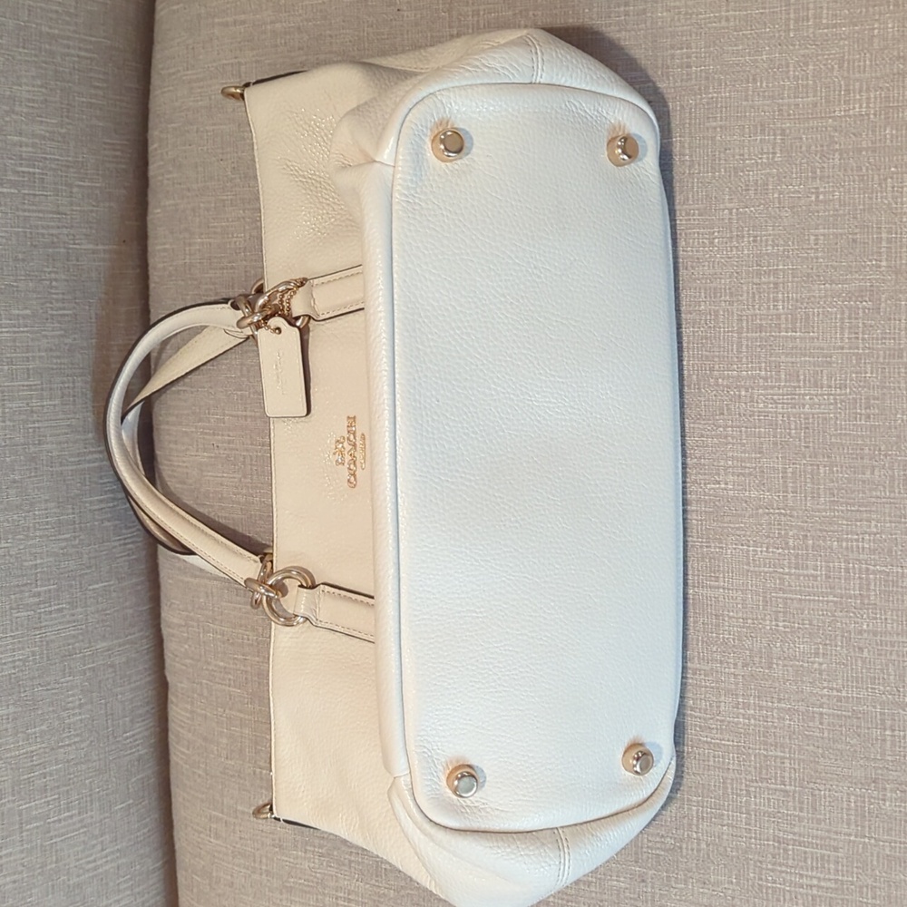 Coach Pebbled Leather Ally Satchel F30565 - Picture 8 of 12